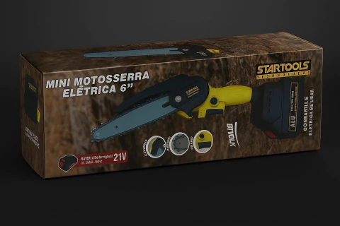 Mini Motosserra Elétrica