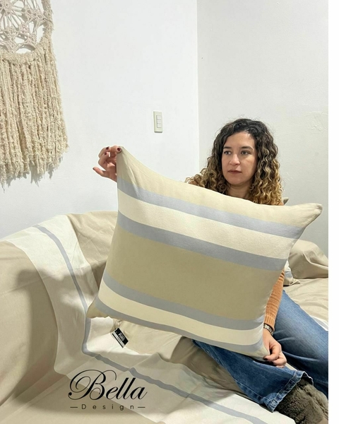 Almohadones xl rayados - comprar online