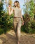 Pantalon Palmiers Beige