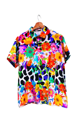 Camisa Unisex Ola Floral - comprar en línea