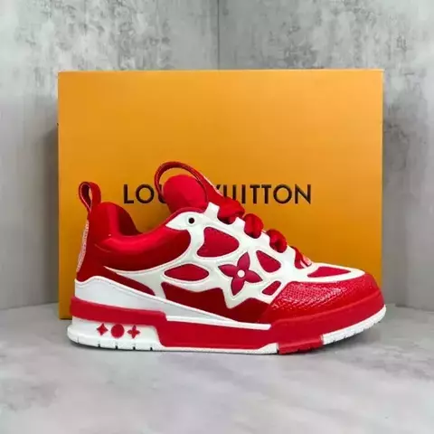Lv Skate Vermelho com Branco - comprar online
