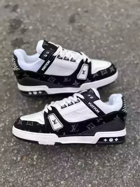Lv trainer Branco com Preto - comprar online
