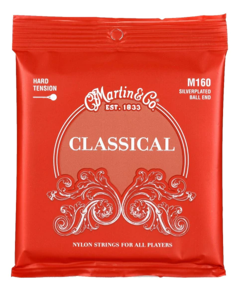 Encordado Cuerdas Guitarra Clasica Martin M160 Ball End