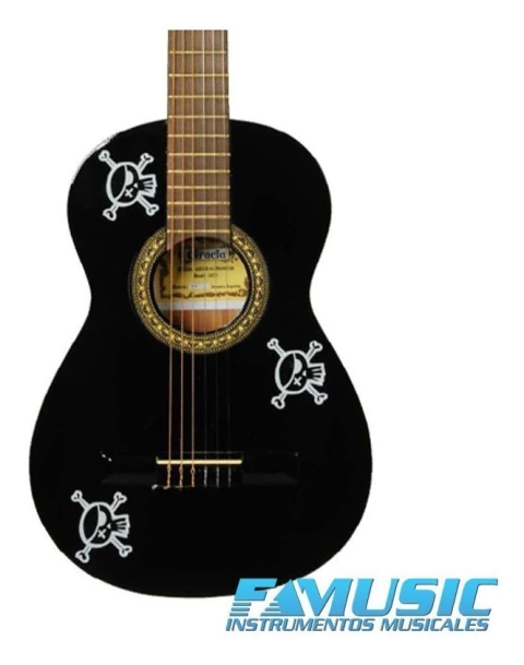 Guitarra Criolla Gracia M2 Estrella Calavera Niño Nin# Sale% - comprar online