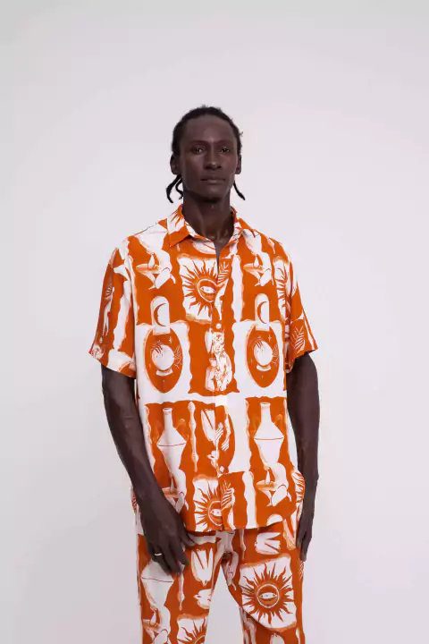 Camisa Relíquias Terracota