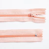CIERRE NYLON FINO FIJO 25CM PAQUETE X5 U. (161 SALMON, 25) - comprar online