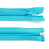 CIERRE NYLON DESMONTABLE 25CM PAQUETE X5 U. (122 TURQUESA, 25) - Petit Mercería Mayorista Online