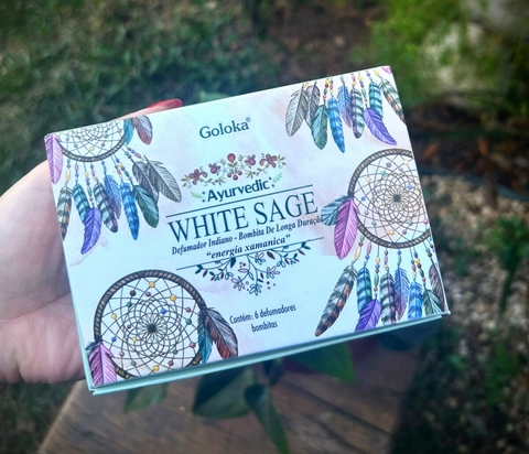 Defumador Goloka Hindu Premium Smudge - White Sage - comprar online