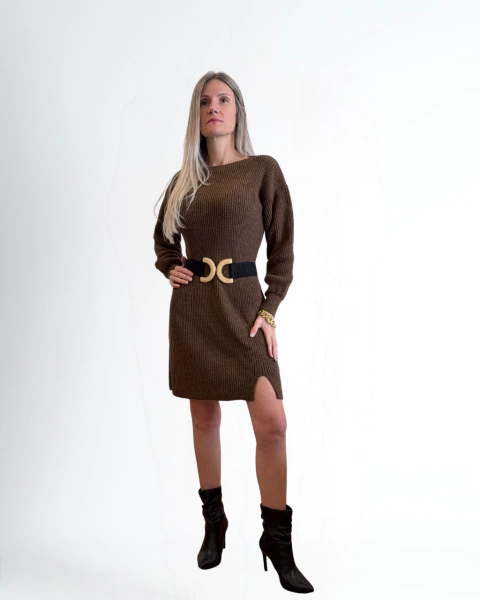 Vestido Helena - Marrom - comprar online