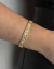 Bracelete Trevo Branco Banho Ouro 18k Cart - comprar online