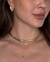 Chocker Snake Malha Banho Ouro 18k