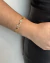 Pulseira Inspiração LV Banho Ouro - loja online