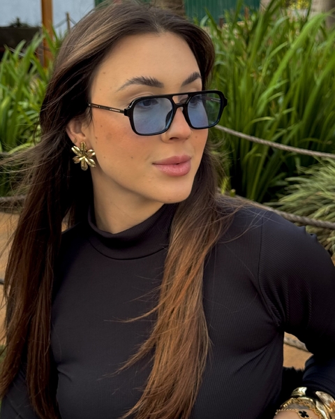 Óculos de Sol Lente Azul - comprar online