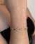 Pulseira Inspiração LV Banho Ouro - comprar online