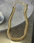 Chocker Snake Malha Banho Ouro 18k - loja online