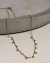 Colar Mini Triângulo Banho Ouro 18k