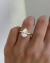 Anel Solitário Diamond Gota Regulável Cravejado Banho Ouro 18k Luxury