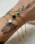 Pulseira Trevinhos Banhada a Ouro 18k - comprar online