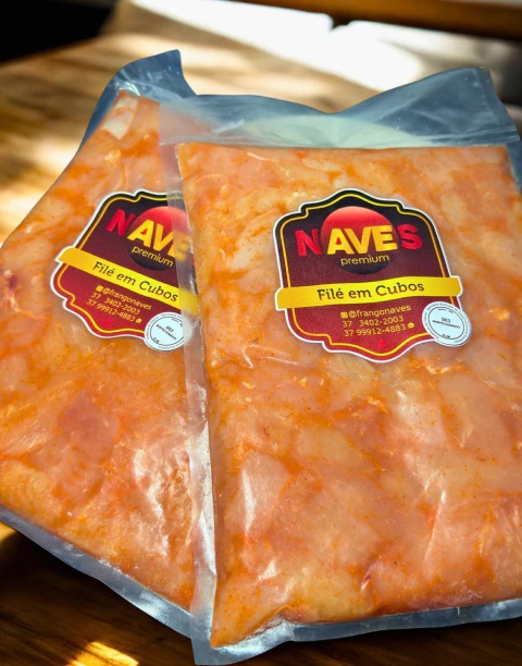 Filé de Frango em Cubos Temperado - comprar online