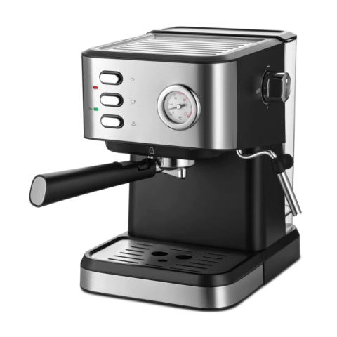 Cafetera Espresso Semi Automática Espumador De Leche 1.6l