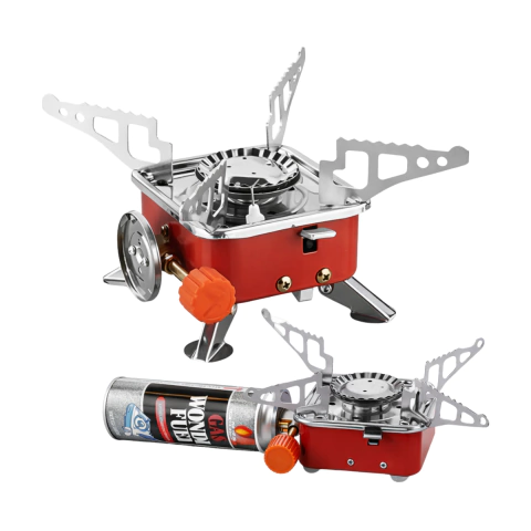 Anafe Portátil Y Plegable Mini Hornalla Para Camping Y Pesca
