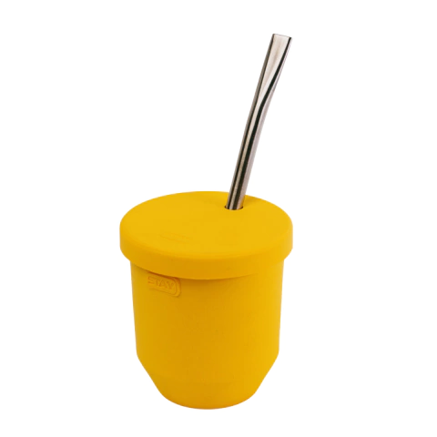 Mate Térmico Acero Inoxidable Con Tapa Silicona Y Bombilla en internet