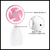 Ventilador Mini De Mano Portátil Inalámbrico Recargable Usb