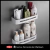 Estante Organizador Para Baño De Pared Acero Inoxidable X2 - Tuatienda Online