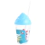 Vaso Plástico Niños Infantil Con Cuchara Y Sorbete 400ml