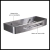 Estante Organizador Para Baño De Pared Acero Inoxidable X2 - tienda online