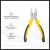 Set Herramientas Destornillador Pinza Llave Tubo Allen Cinta