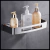 Estante Organizador Para Baño De Pared Acero Inoxidable X2