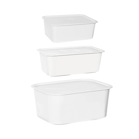 Set X3 Caja Multiuso Con Tapa Fashion