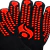 Guantes alta temperatura Tromen rojo y negro - MESTIZO