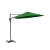 Sombrilla lateral 3m aluminio verde