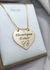 Colar de Coração Personalizado Casal com Desenho Banhado a Ouro - comprar online