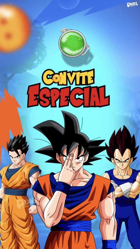 Convite animado Dragon Ball Z