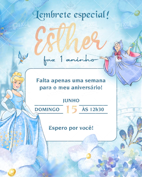 Lembrete - Cinderela - comprar online