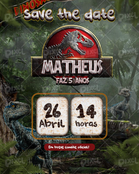 Save the date - Jurassic Park