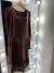 Vestido em Tricô Marrom
