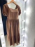 Vestido Luísa marrom claro