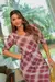 Vestido Rode xadrez com vinho - comprar online
