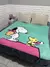 Manta polar soft SNOOPY verde - comprar online