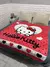 Manta polar soft KITTY ROJO - comprar online