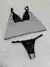 Conjunto Baby doll c/less gris - comprar online