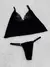 Conjunto Baby doll c/less blanco negro - comprar online