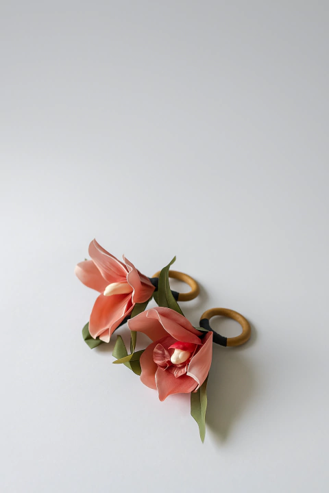 KIT 2 Porta Guardanapo Flor Rosa - comprar online