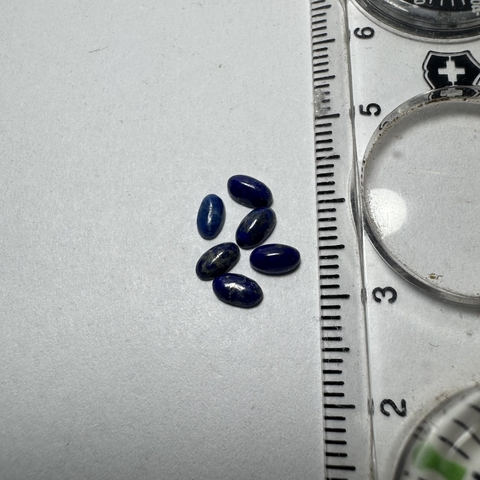 Lapislázuli calibrado (por unidad) 5 x 3 mm - comprar online