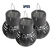 Lanterna Solar com Efeito de Chama para Jardim 1 pcs 2 pcs 3 pcs 4 pcs 5 pcs - loja online