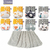 Fraldas Reutilizáveis de Pano Impermeáveis com Inserções de Microfibra (8pcs) - eKoloja - Seja a mudança que o planeta precisa